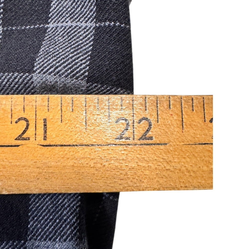 Filson Gray and Black Plaid Button-Down Shirt - Picture 5 of 8